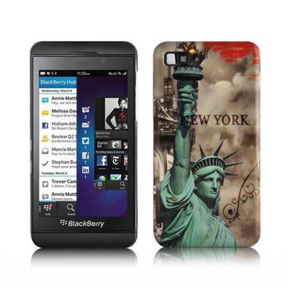 Cadorabo Hülle für Blackberry Z10 Schutz Hülle in Braun Hard Case Schutzhülle Handyhülle Cover Etui