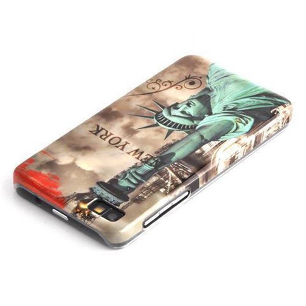 Cadorabo Hülle für Blackberry Z10 Schutz Hülle in Braun Hard Case Schutzhülle Handyhülle Cover Etui