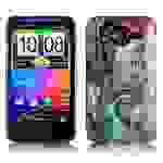 Cadorabo Hülle für HTC Desire HD Schutz Hülle in Braun Hard Case Schutzhülle Handyhülle Cover Etui