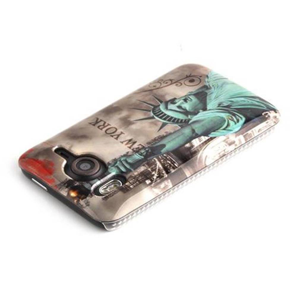 Cadorabo Hülle für HTC Desire HD Schutz Hülle in Braun Hard Case Schutzhülle Handyhülle Cover Etui