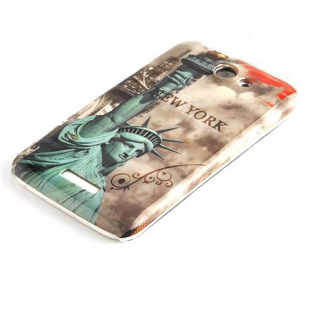 Cadorabo Hülle für HTC ONE X / X+ Schutz Hülle in Braun Hard Case Schutzhülle Handyhülle Cover Etui