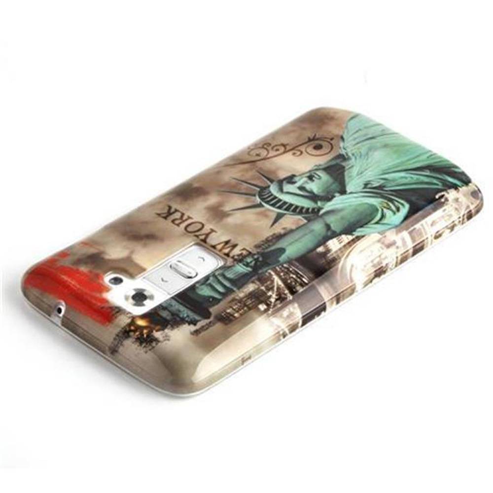 Cadorabo Hülle für LG G2 Schutz Hülle in Braun Hard Case Schutzhülle Handyhülle Cover Etui