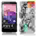 Cadorabo Hülle für LG Google NEXUS 5 Schutz Hülle in Braun Hard Case Schutzhülle Handyhülle Cover Etui
