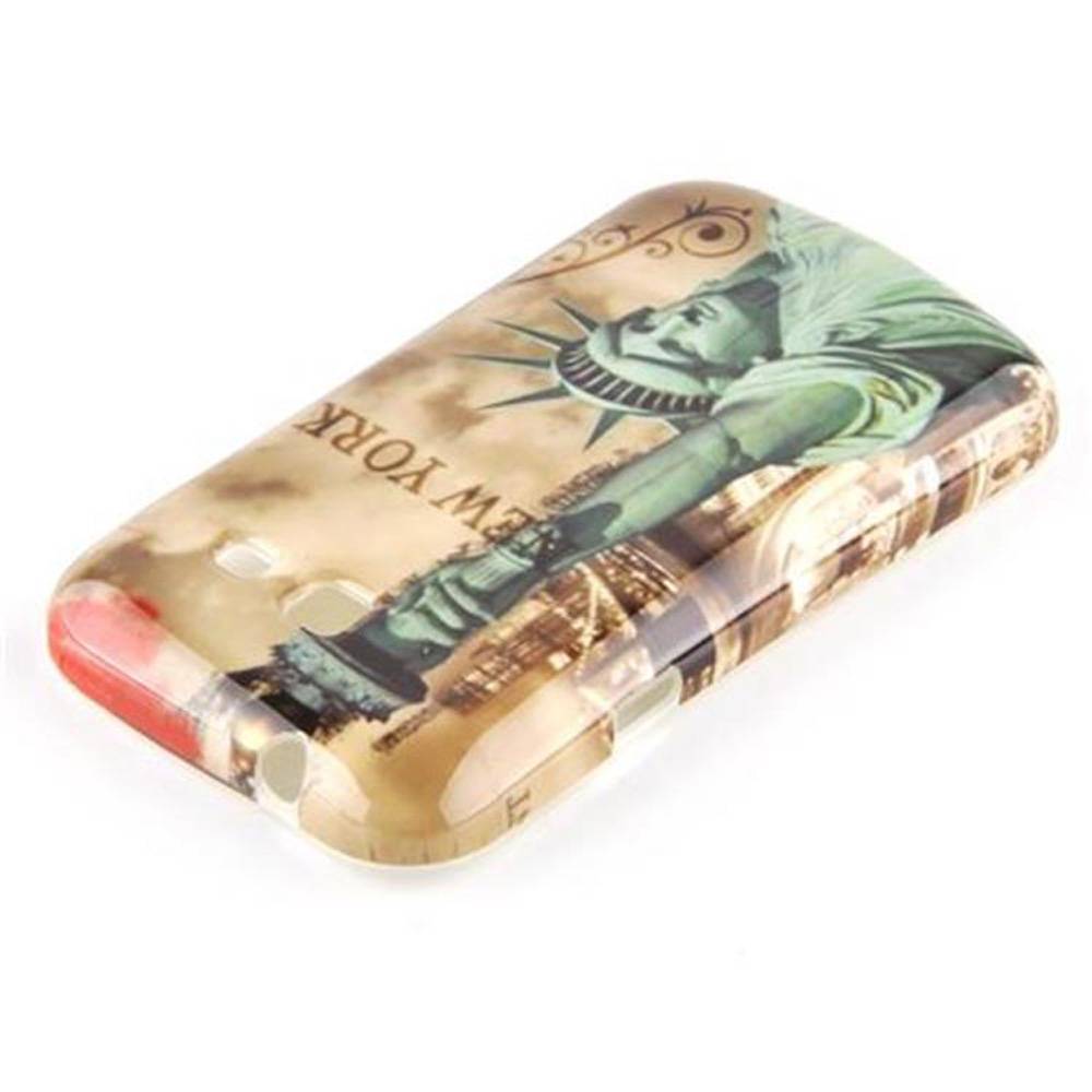 Cadorabo Hülle für Samsung Galaxy TREND LITE Schutz Hülle in Braun Hard Case Schutzhülle Handyhülle Cover Etui