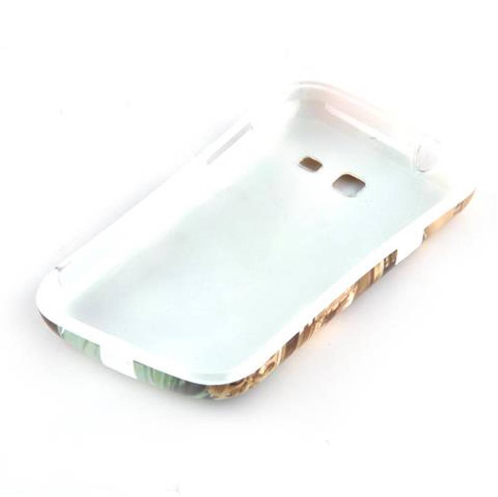 Cadorabo Hülle für Samsung Galaxy TREND LITE Schutz Hülle in Braun Hard Case Schutzhülle Handyhülle Cover Etui