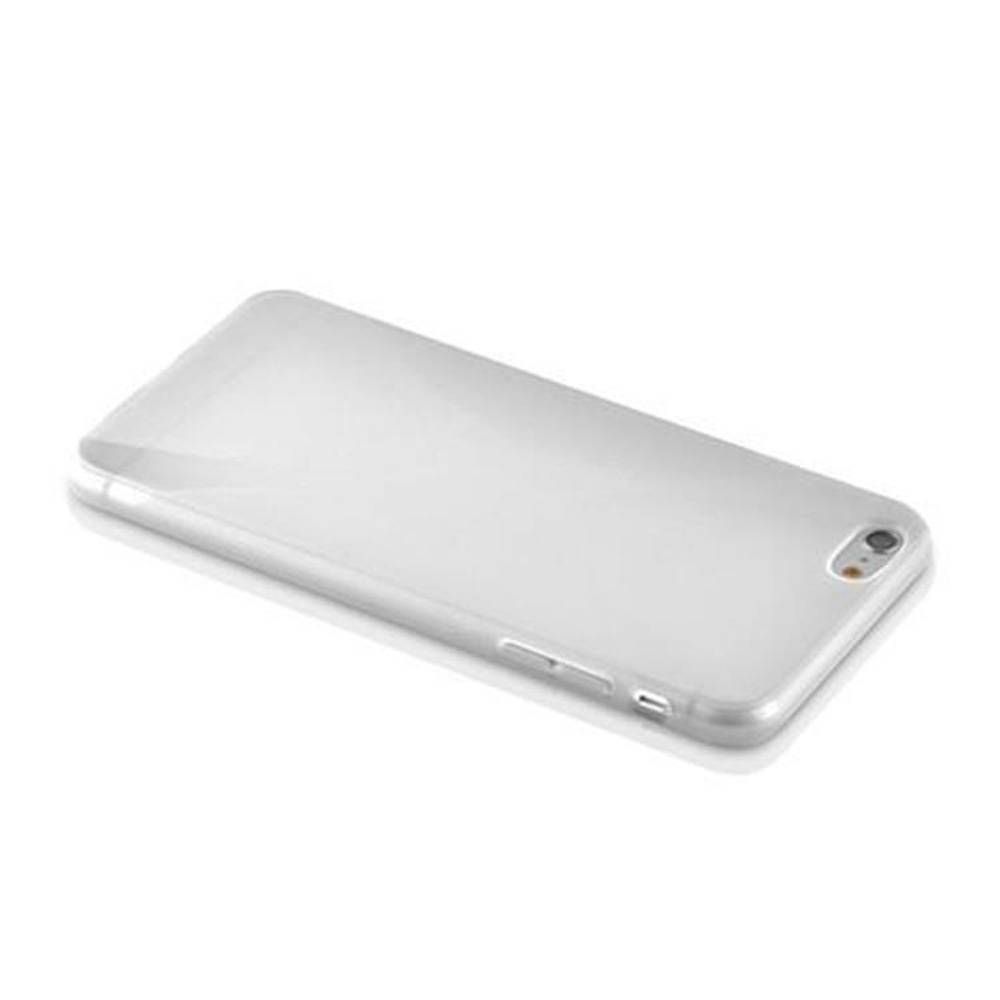 Cadorabo Handyhülle für Apple iPhone 6 PLUS / 6S PLUS in Transparent Hülle Schutzhülle TPU Silikon Backcover Case