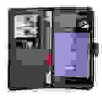 Cadorabo Hülle für HTC Desire 816 Schutz Hülle in Schwarz Handyhülle Etui Case Cover Magnetverschluss