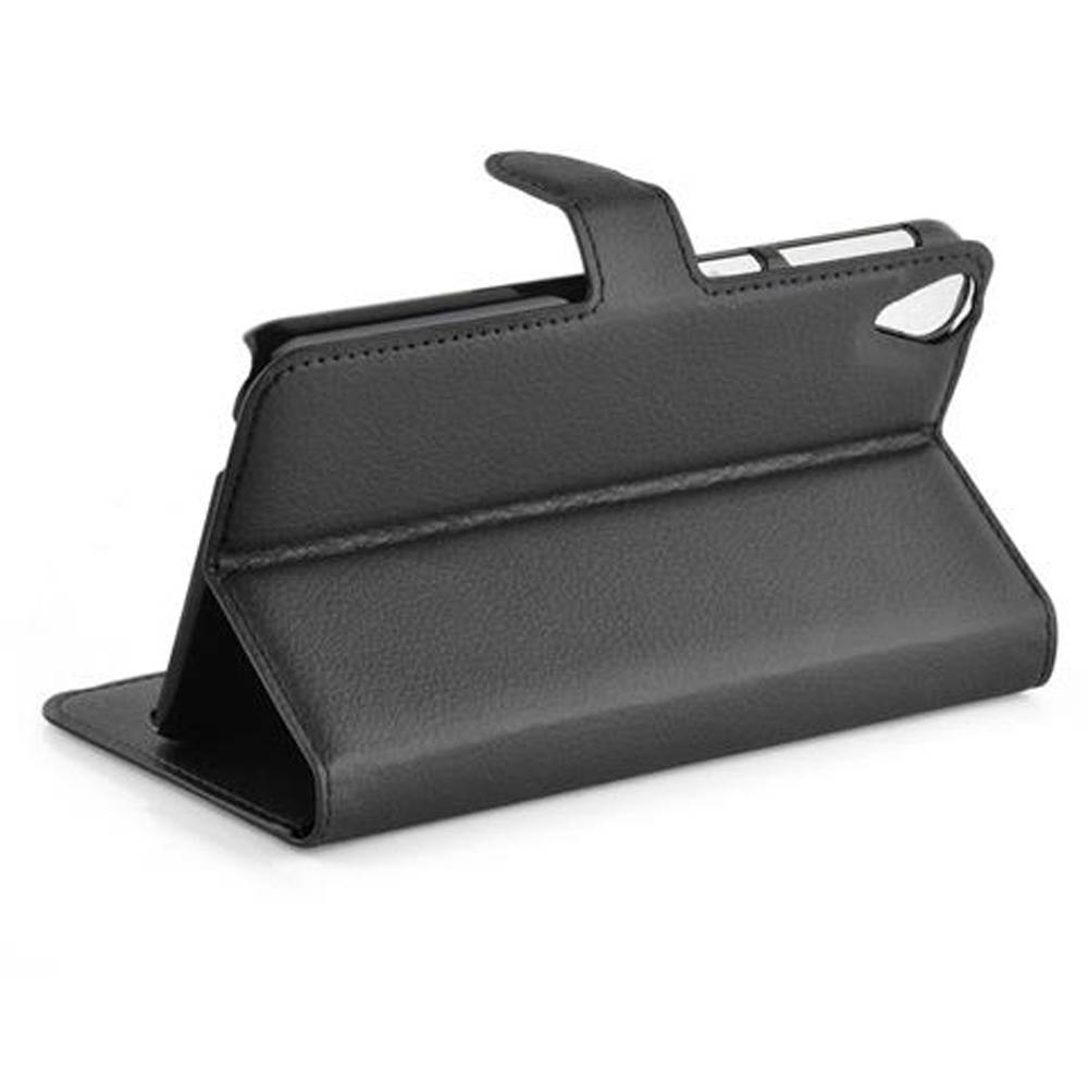 Cadorabo Hülle für HTC Desire 820 Schutz Hülle in Schwarz Handyhülle Etui Case Cover Magnetverschluss