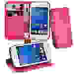 Cadorabo Hülle für Samsung Galaxy ACE STYLE Schutz Hülle in Rot Handyhülle Etui Case Cover Magnetverschluss