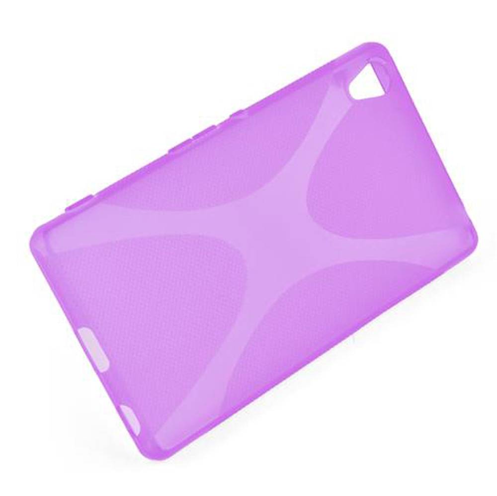 Cadorabo Handyhülle für Sony Xperia Z3 PLUS / Z4 in Lila Hülle Schutzhülle TPU Silikon Backcover Case
