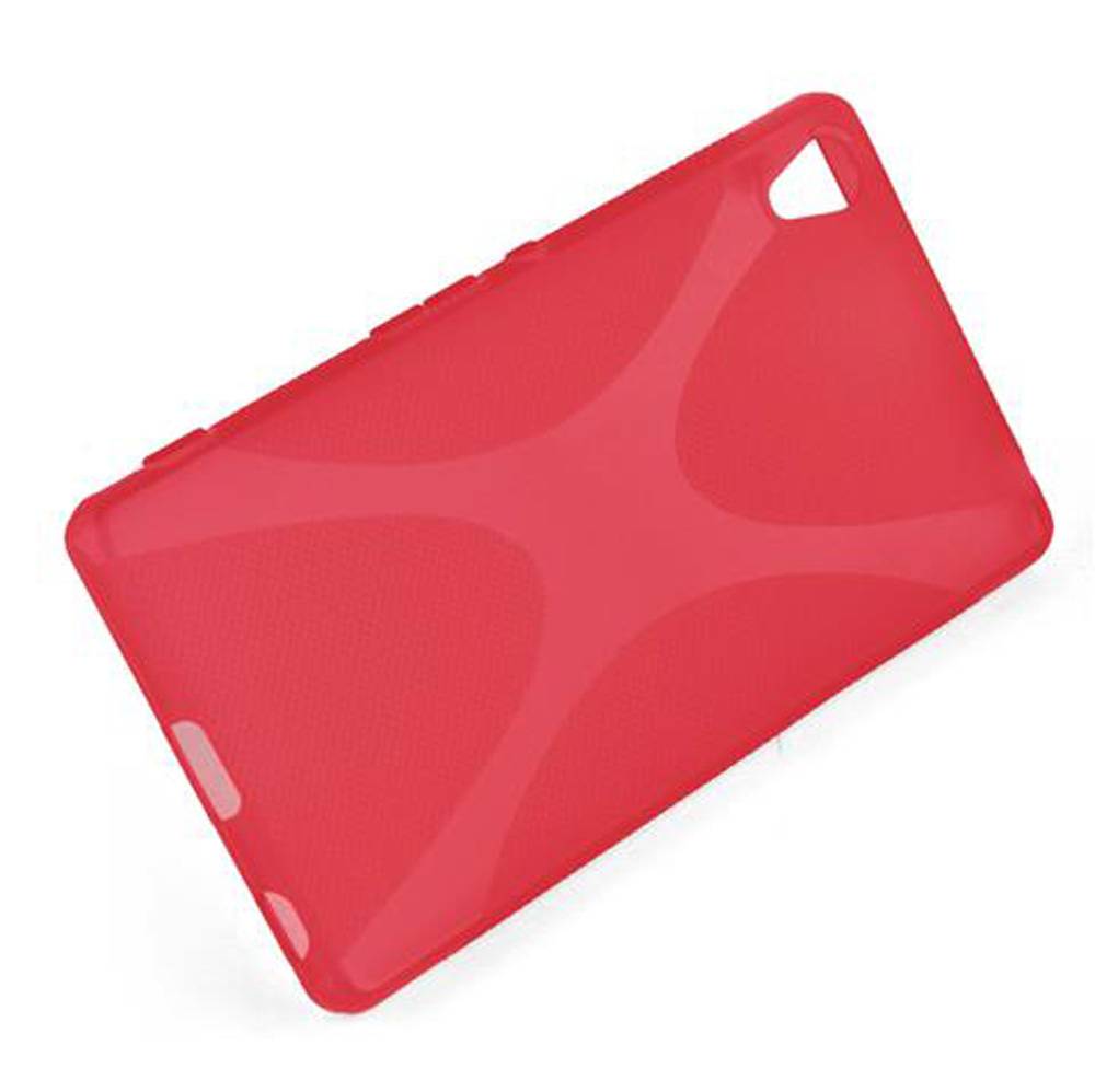 Cadorabo Handyhülle für Sony Xperia Z3 PLUS / Z4 in Rot Hülle Schutzhülle TPU Silikon Backcover Case