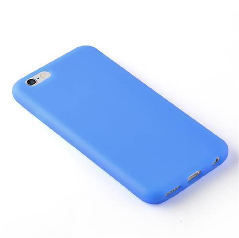 Cadorabo Hülle für Samsung Galaxy S6 Schutzhülle in Blau 360° Full Body Schutzhülle Etui Cover