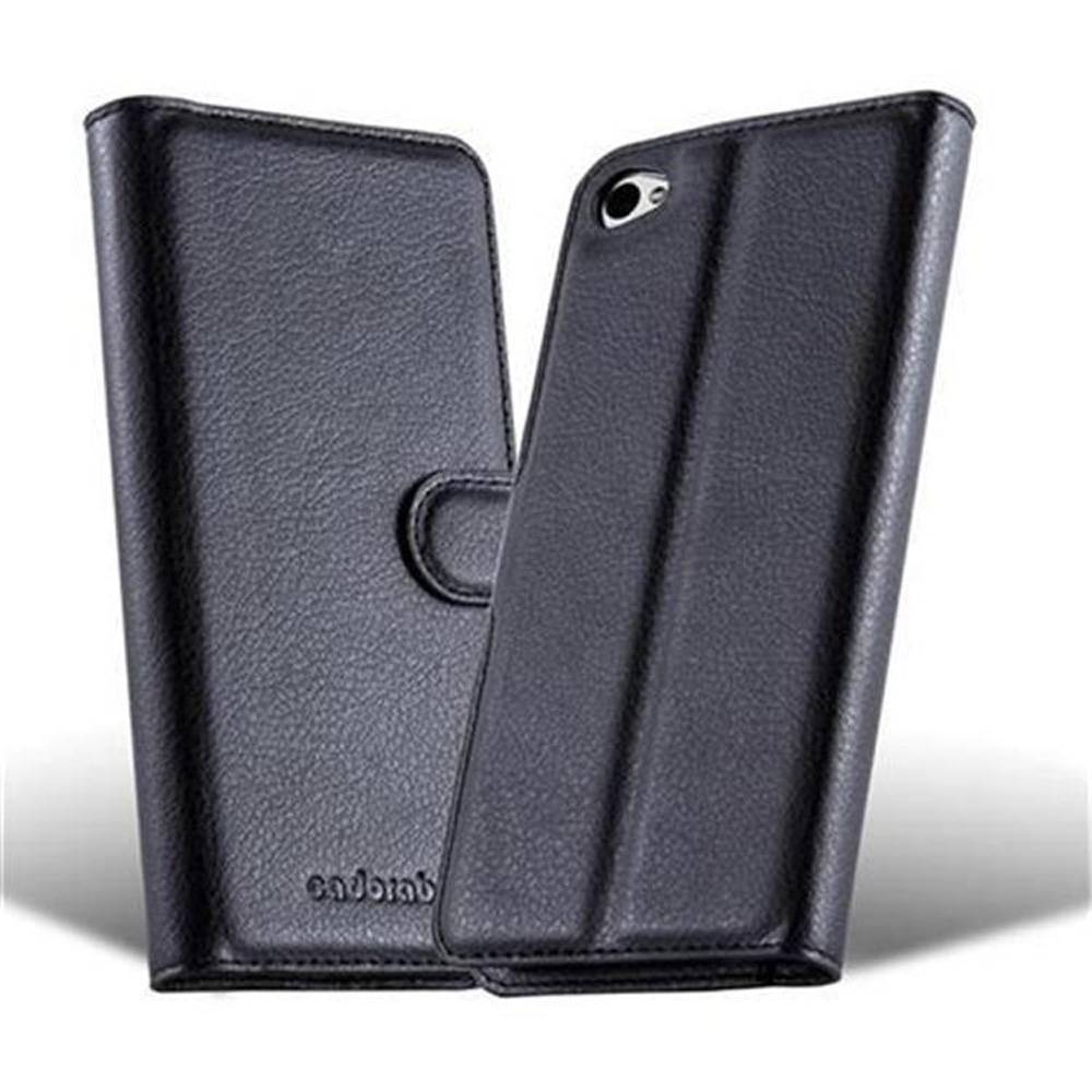 Cadorabo Hülle für LENOVO S90 Schutz Hülle in Schwarz Handyhülle Etui Case Cover Magnetverschluss