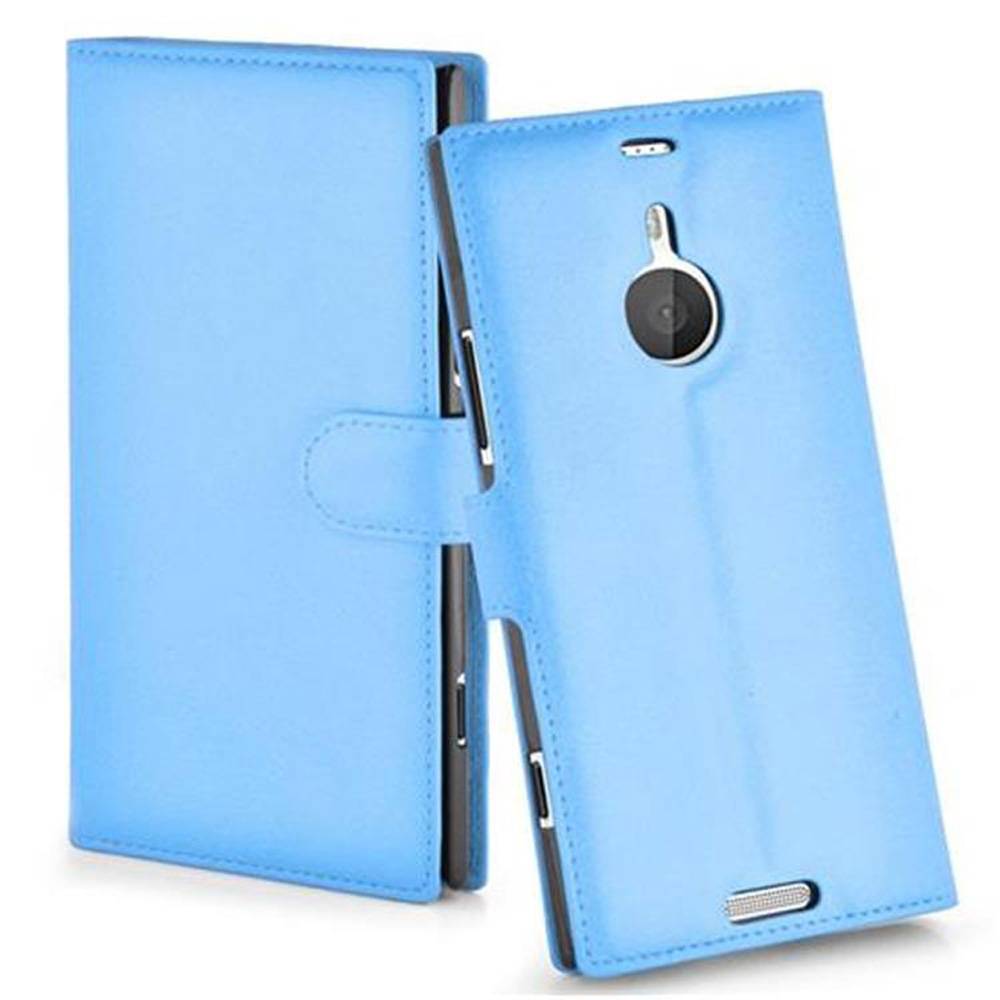 Cadorabo Hülle für Nokia Lumia 1520 Schutz Hülle in Blau Handyhülle Etui Case Cover Magnetverschluss