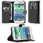 Cadorabo Hülle für Samsung Galaxy WIN Schutz Hülle in Schwarz Handyhülle Etui Case Cover Magnetverschluss