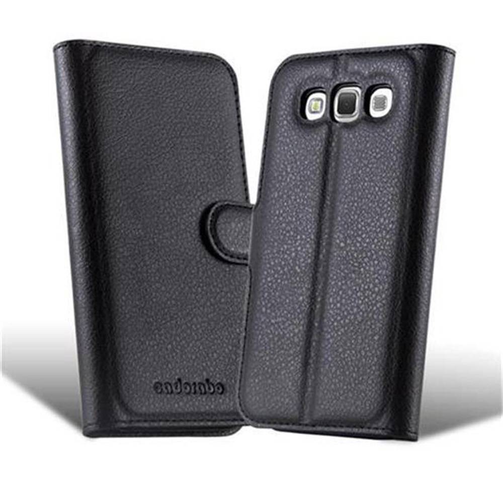 Cadorabo Hülle für Samsung Galaxy WIN Schutz Hülle in Schwarz Handyhülle Etui Case Cover Magnetverschluss