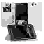 Cadorabo Hülle für Sony Xperia Z Schutz Hülle in Weiß Handyhülle Etui Case Cover Magnetverschluss