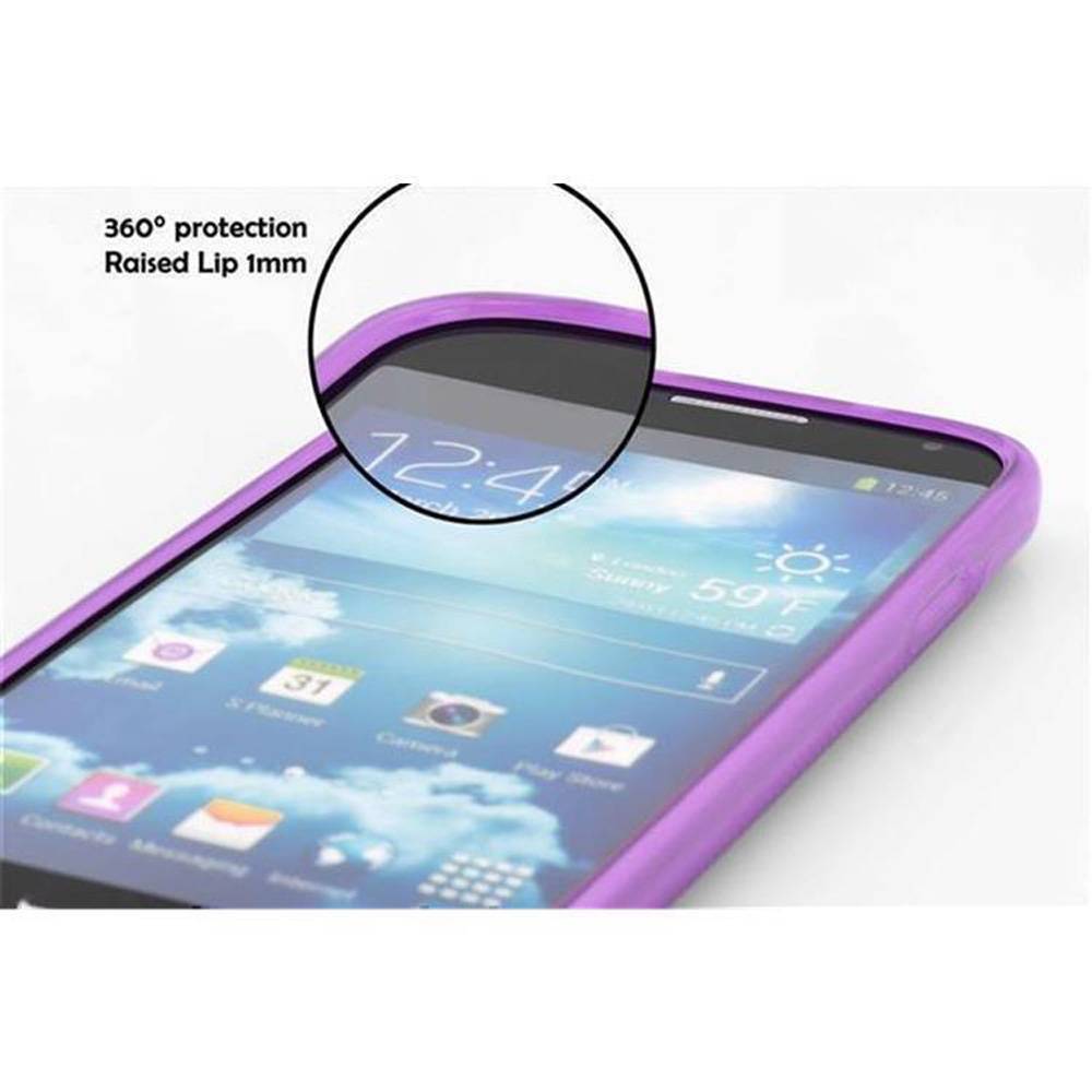 Cadorabo Handyhülle für HTC Desire 826 in Lila Hülle Schutzhülle TPU Silikon Backcover Case