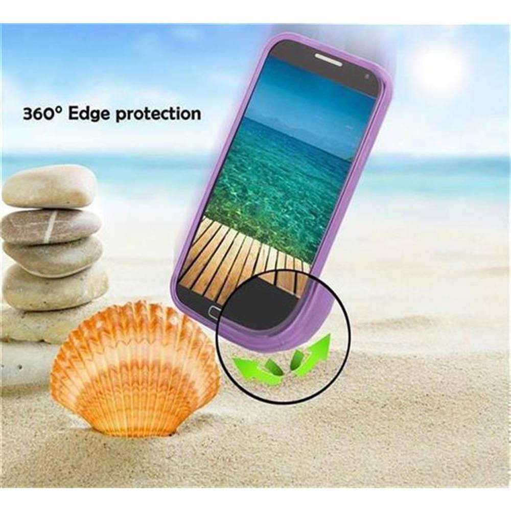 Cadorabo Handyhülle für HTC Desire 826 in Lila Hülle Schutzhülle TPU Silikon Backcover Case