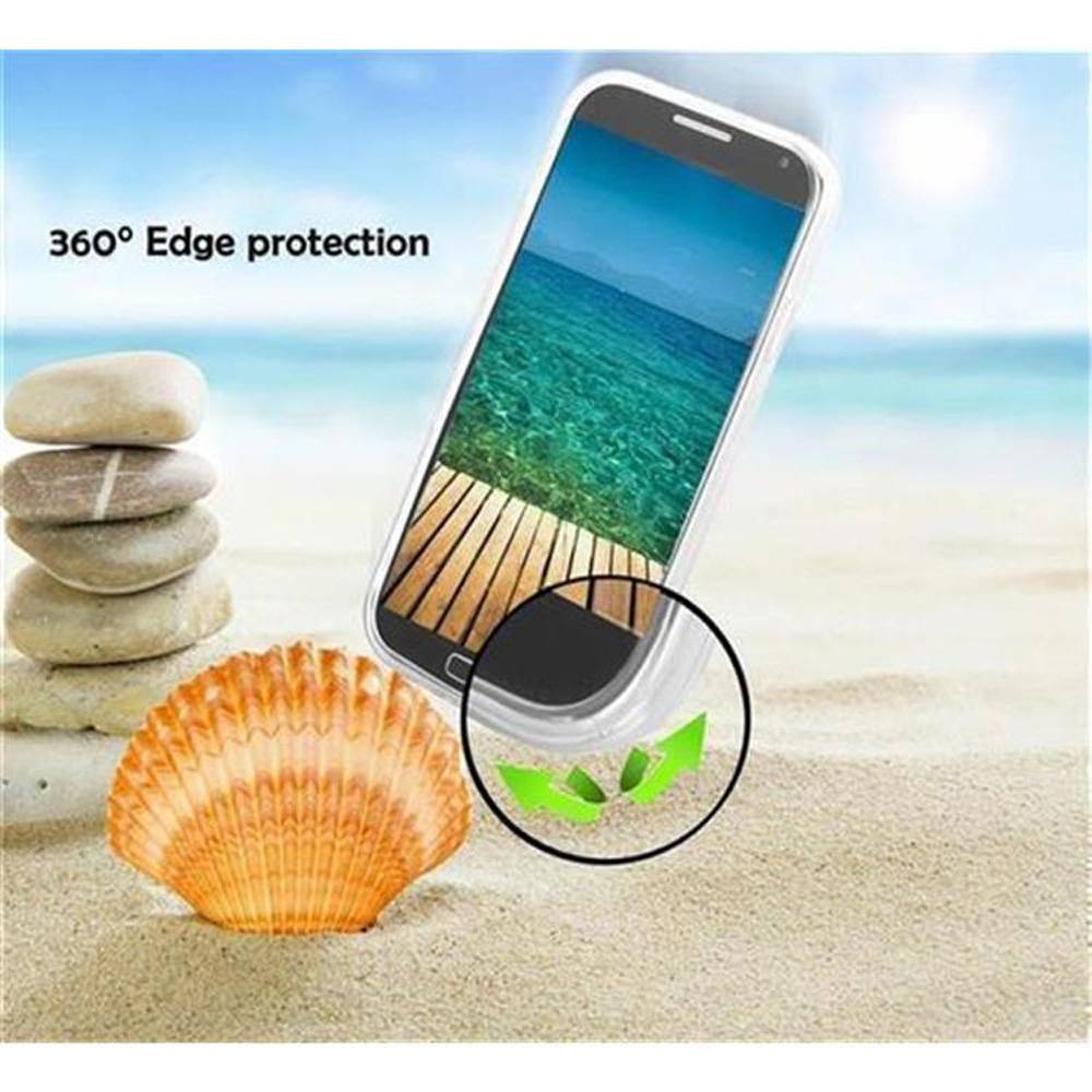 Cadorabo Handyhülle für HTC Desire 826 in Transparent Hülle Schutzhülle TPU Silikon Backcover Case