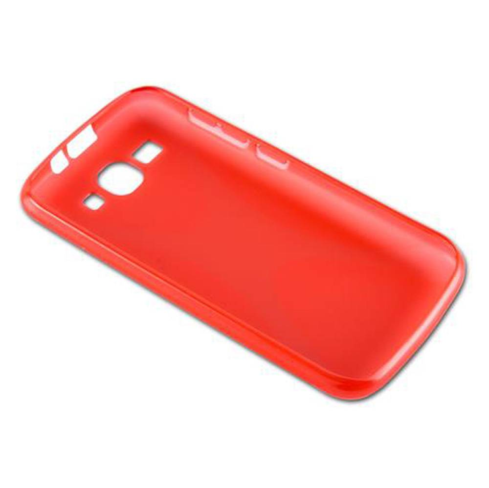 Cadorabo Handyhülle für Huawei ASCEND Y520 in Rot Hülle Schutzhülle TPU Silikon Backcover Case