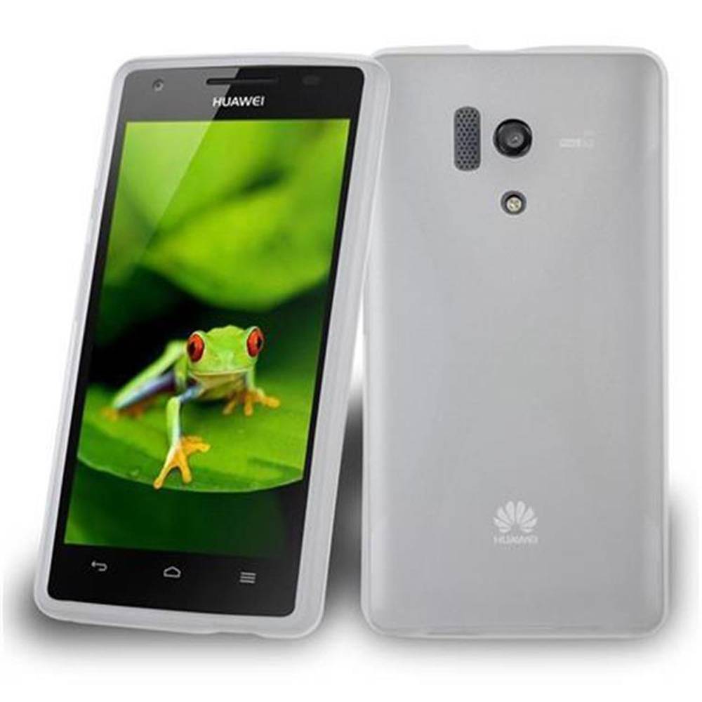 Cadorabo Handyhülle für Honor 3 in Transparent Hülle Schutzhülle TPU Silikon Backcover Case