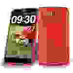 Cadorabo Handyhülle für LG G Pad PRO LITE in Rot Hülle Schutzhülle TPU Silikon Backcover Case