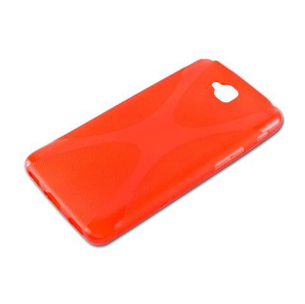 Cadorabo Handyhülle für LG G Pad PRO LITE in Rot Hülle Schutzhülle TPU Silikon Backcover Case