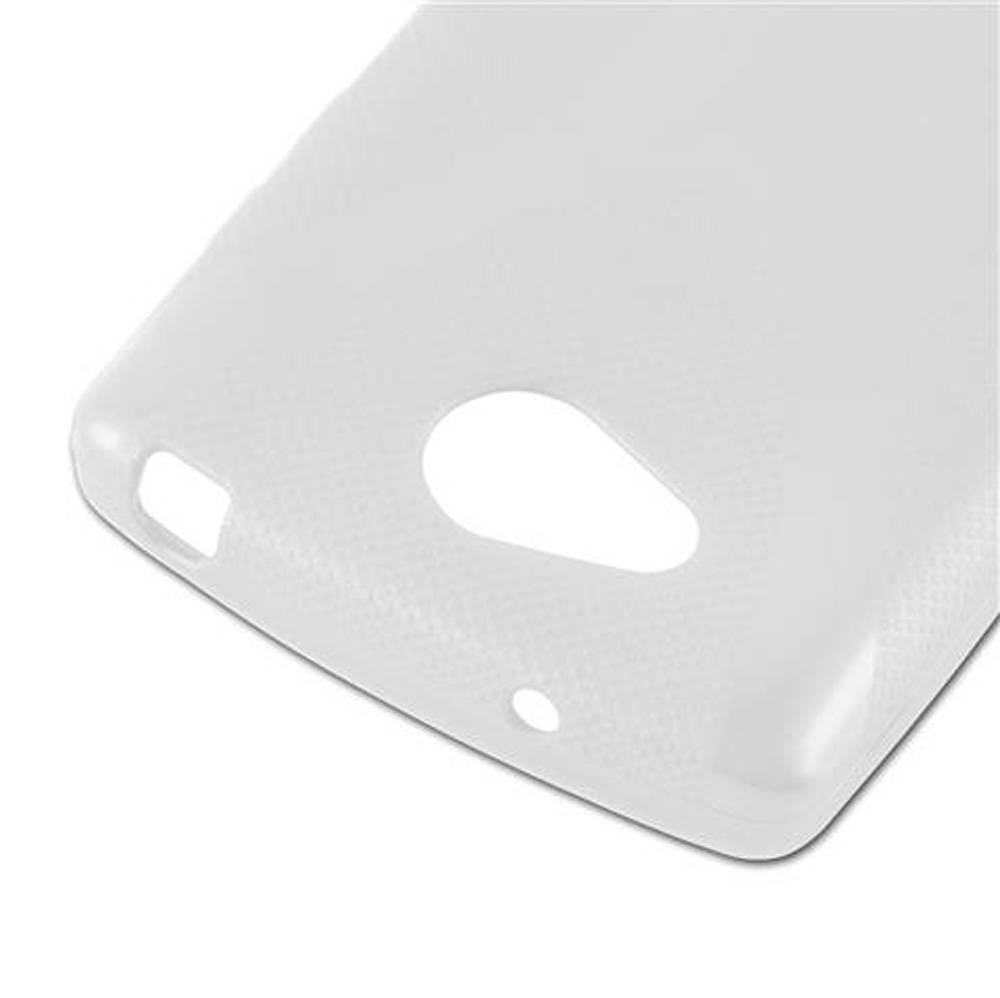 Cadorabo Handyhülle für LG JOY in Transparent Hülle Schutzhülle TPU Silikon Backcover Case
