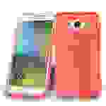Cadorabo Handyhülle für Samsung Galaxy E7 in Rot Hülle Schutzhülle TPU Silikon Backcover Case