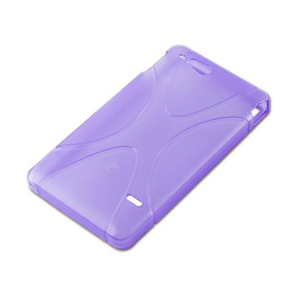 Cadorabo Handyhülle für Sony Xperia GO in Lila Hülle Schutzhülle TPU Silikon Backcover Case