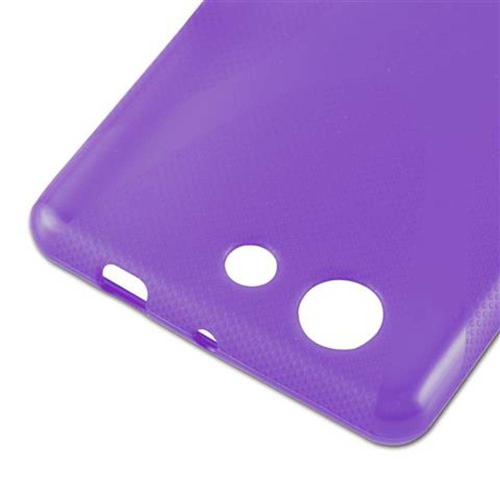 Cadorabo Handyhülle für Sony Xperia Z4 MINI / Z3 PLUS COMPACT in Lila Hülle Schutzhülle TPU Silikon Backcover Case