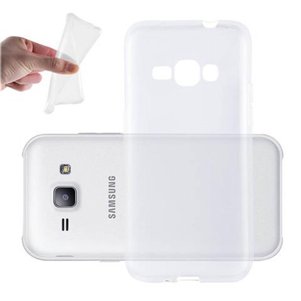 Cadorabo Hülle für Samsung Galaxy TREND 3 Schutz Hülle in Transparent Schutzhülle TPU Silikon Cover Etui Case