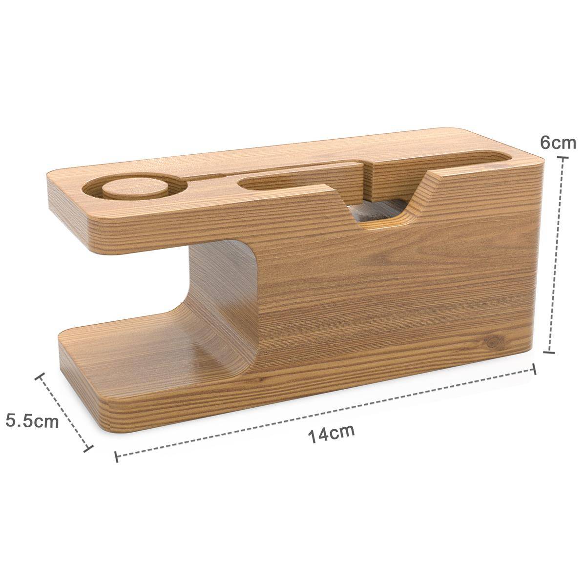 Cadorabo Docking Station - Ladestation aus Echtholz Bambus