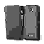 Cadorabo Hülle für HTC DESIRE 516 Schutzhülle in Schwarz Flip Handyhülle Case Cover Etui Kunstleder