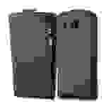 Cadorabo Hülle für HTC DESIRE 601 Schutzhülle in Schwarz Flip Handyhülle Case Cover Etui Kunstleder