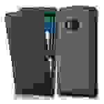 Cadorabo Hülle für HTC ONE M9 Schutzhülle in Schwarz Flip Handyhülle Case Cover Etui Kunstleder