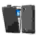 Cadorabo Hülle für LG OPTIMUS 4X HD Schutzhülle in Schwarz Flip Handyhülle Case Cover Etui Kunstleder