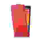Cadorabo Hülle für LG Google NEXUS 5 Schutzhülle in Rot Flip Handyhülle Case Cover Etui Kunstleder