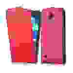Cadorabo Hülle für Samsung Galaxy S4 ACTIVE Schutzhülle in Rot Flip Handyhülle Case Cover Etui Kunstleder