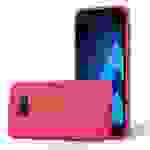 Cadorabo Schutzhülle für Samsung Galaxy A5 2017 Hülle in Rot Handyhülle TPU Etui Cover Case