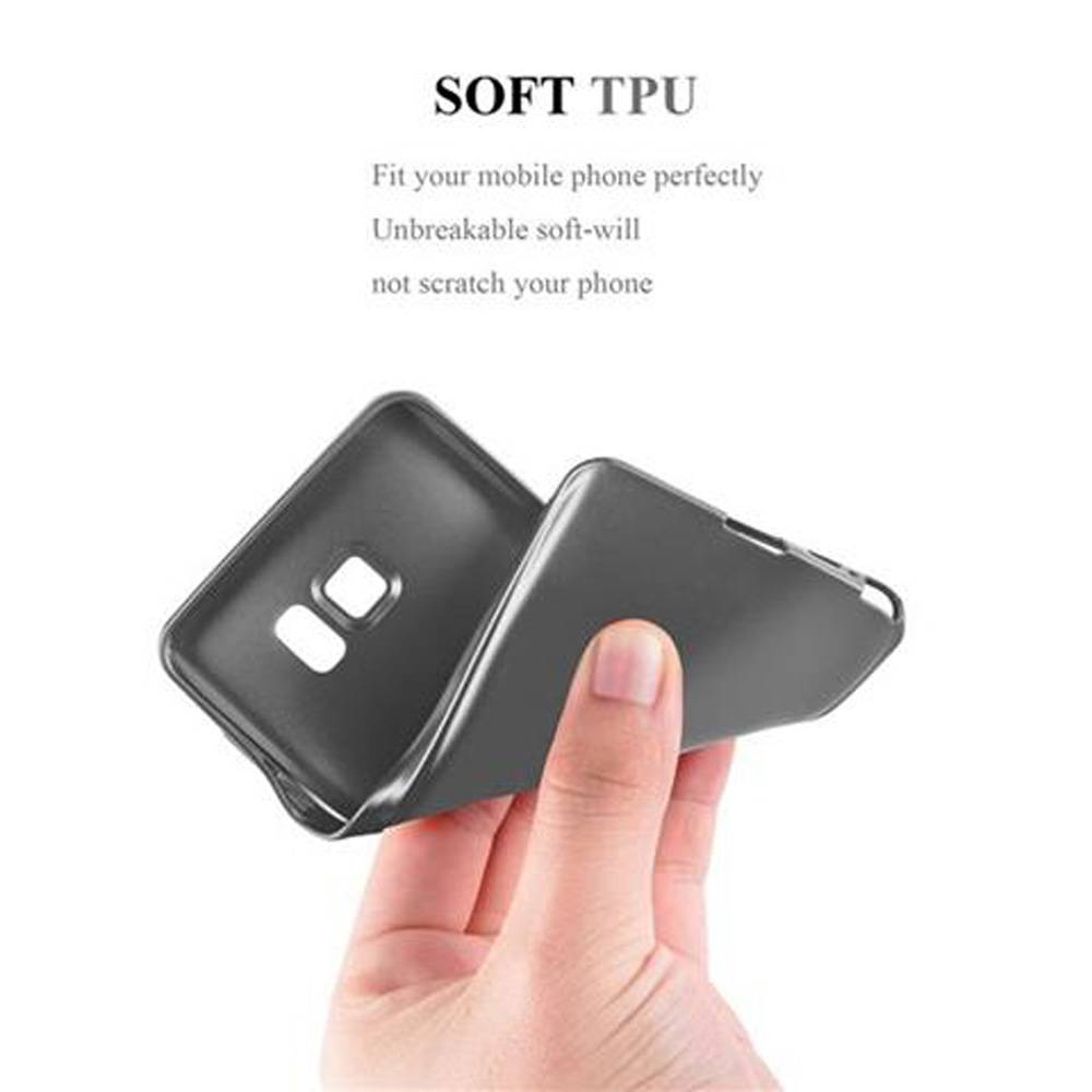 Cadorabo Schutzhülle für Samsung Galaxy NOTE 5 Hülle in Grau Handyhülle TPU Silikon Etui Cover Case