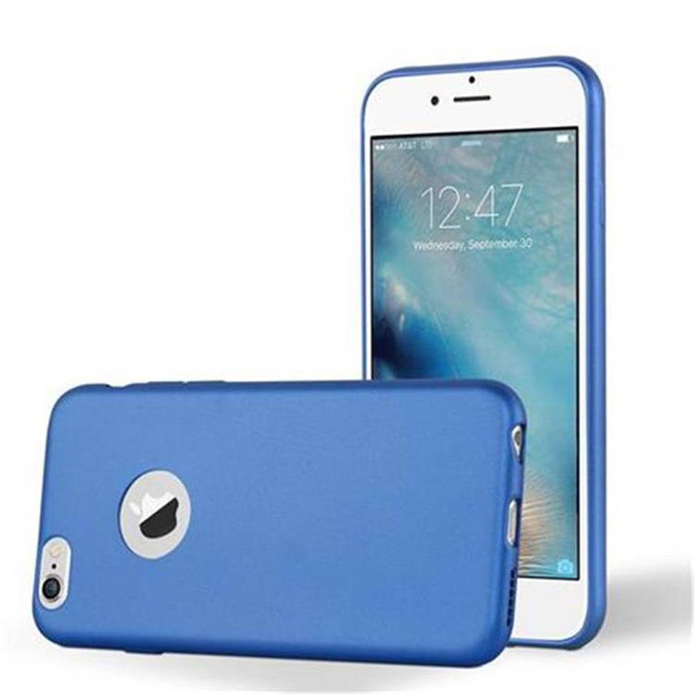 Cadorabo Schutzhülle für Apple iPhone 6 PLUS / 6S PLUS Hülle in Blau Handyhülle TPU Silikon Etui Cover Case