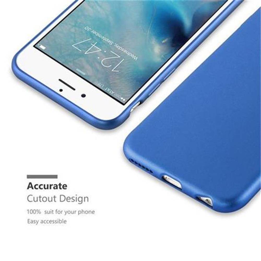 Cadorabo Schutzhülle für Apple iPhone 6 PLUS / 6S PLUS Hülle in Blau Handyhülle TPU Silikon Etui Cover Case