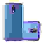 Cadorabo Schutzhülle für Motorola MOTO G4 / G4 PLUS Hülle in Blau Handyhülle TPU Silikon Etui Cover Case