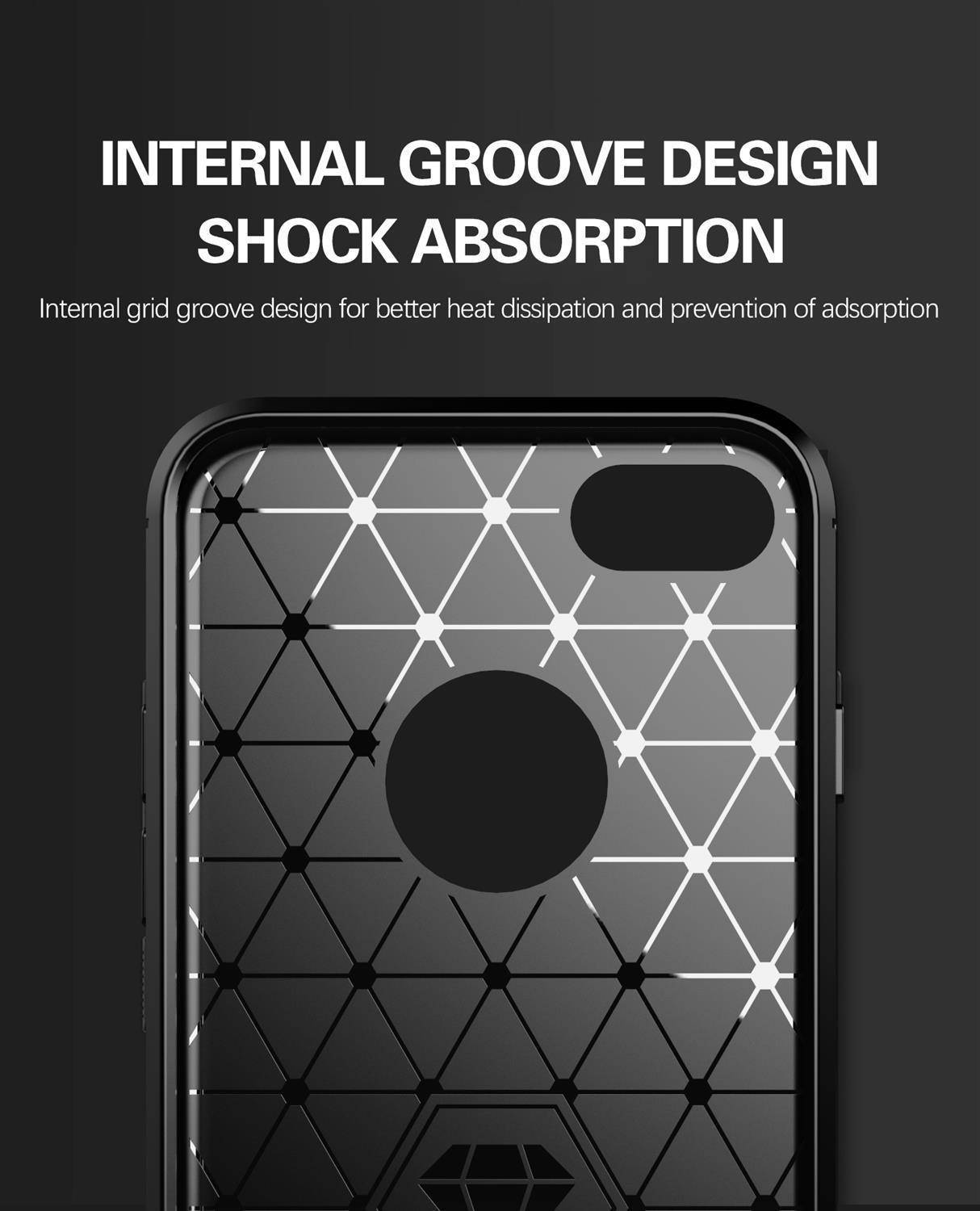 Cadorabo Hülle für Apple iPhone 7 / 7S / 8 in Blau Schutzhülle TPU Case Cover Etui Handyhülle