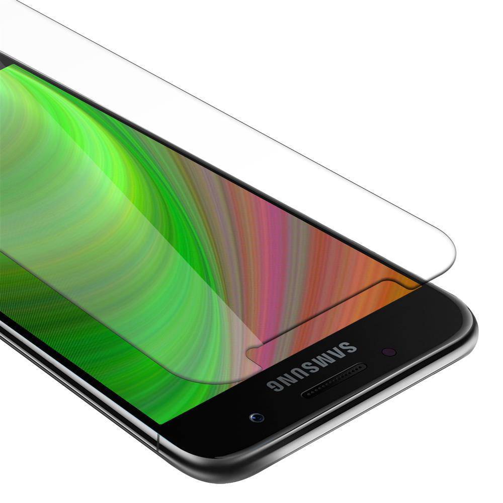 Cadorabo Panzer Folie für Samsung Galaxy A3 2017 Schutzfolie in Transparent Gehärtetes Tempered Display-Schutzglas
