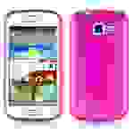 Cadorabo Hülle für Samsung Galaxy TREND Schutz Hülle in Rosa Schutzhülle TPU Silikon Etui Case Cover