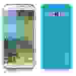 Cadorabo Hülle für Samsung Galaxy E5 Schutz Hülle in Türkis Schutzhülle TPU Silikon Etui Case Cover
