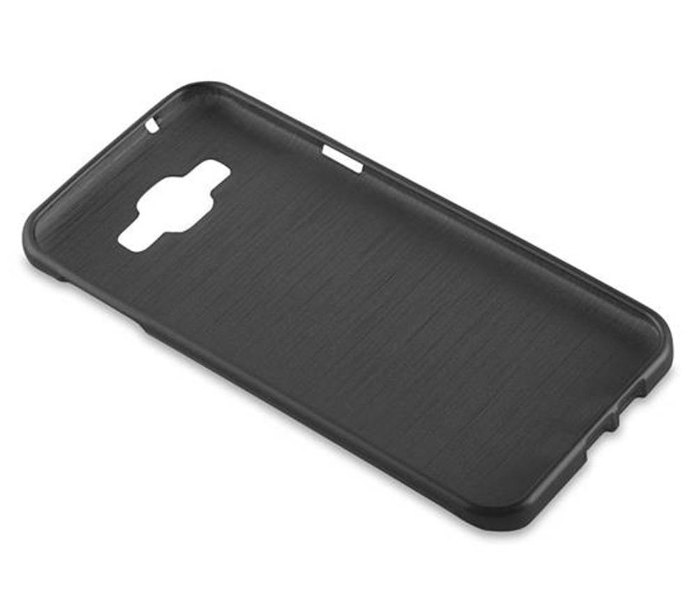 Cadorabo Hülle für Samsung Galaxy A8 2015 Schutz Hülle in Schwarz Schutzhülle TPU Silikon Etui Case Cover